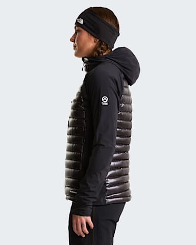 Damska lekka kurtka hybrydowa z kapturem Summit Breithorn TNF TNF Black ALT2
