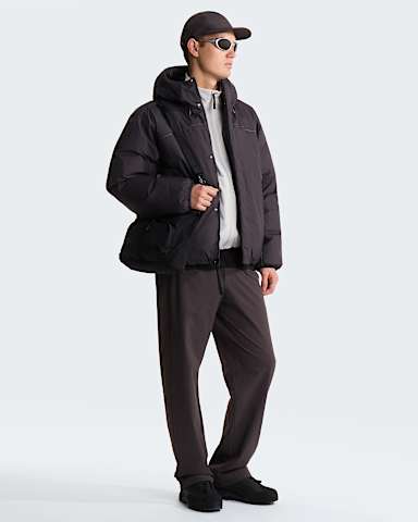 Mens TNF Black Box Tech Woven Trousers TNF Lead alt1