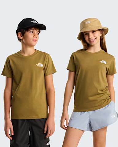 Simple DomeTshirt voor tieners TNF Cedar alt4