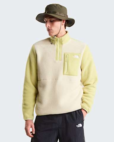 Polaire  col zipp Yumiori pour homme TNF Desert StonePearLemon Mist alt4