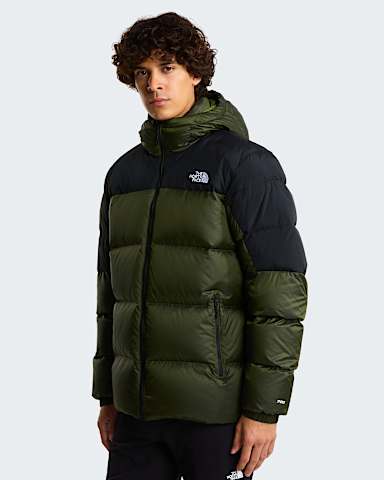 Mens Diablo Down 20 Hooded Jacket TNF Woodland Green Black HeatherTNF Black alt4