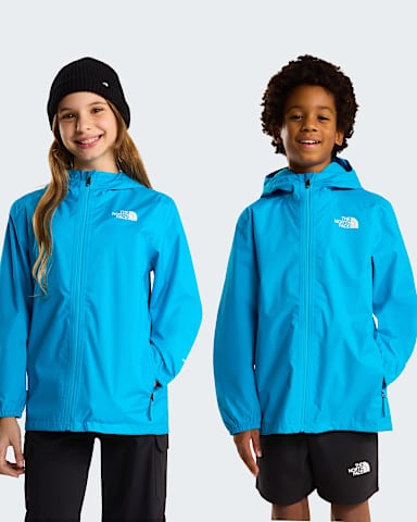 Teens Zipline Rain Jacket TNF Meridian Blue alt4