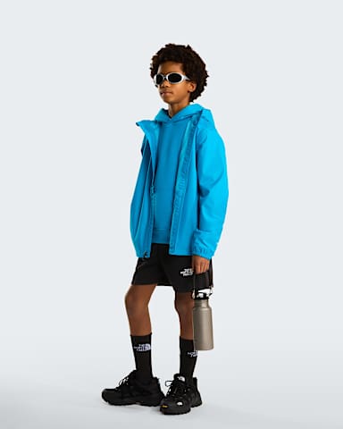 Teens Zipline Rain Jacket TNF Meridian Blue alt5
