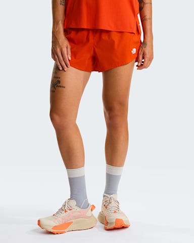 Sunriser 3short voor dames TNF Lava Red alt4