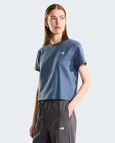 TNF Essential Simple Dome Cutie tshirt til damer TNF Granite Grey alt4