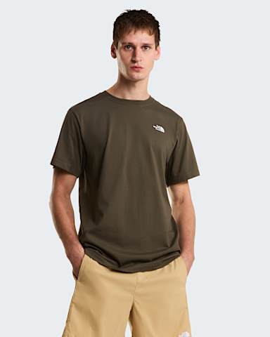 Evolution Simple Dome normal geschnittenes TShirt fr Herren TNF New Taupe Green alt4