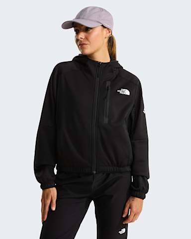 Forro polar con capucha y cremallera integral Mountain Athletics para mujer TNF TNF Black alt4