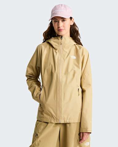 Womens Diablo Dynamic ZipIn Jacket TNF Khaki Stone alt4