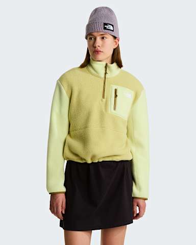 Yumiori Fleecejacke mit 14langem RV fr Damen TNF PearLemon MistCedar alt4