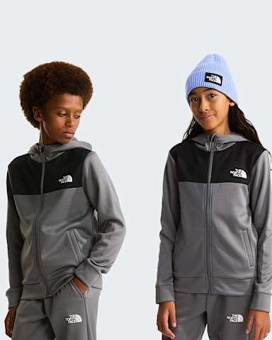 Reaxion Kapuzenpulli mit durchgehendem RV fr Jugendliche TNF Smoked Pearl alt4