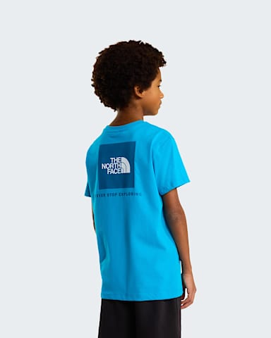 Tshirt Box NSE da ragazzi TNF Meridian Blue alt4
