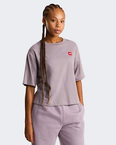 Red Box Boxy TShirt fr Damen TNF Transcendent Grey alt4
