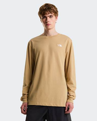 Evolution Simple Dome Regular Tshirt met lange mouwen voor heren TNF Khaki Stone alt4
