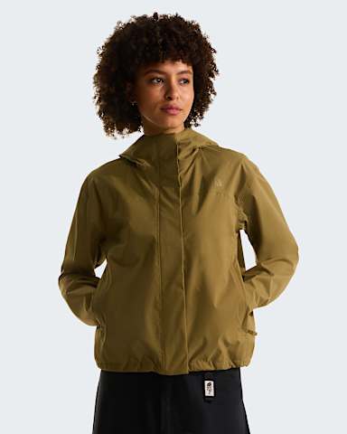Chaqueta impermeable de 3 capas con capucha Voyage para mujer TNF Cedar alt4