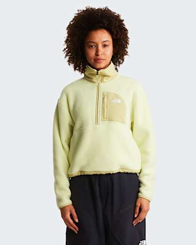 Yumiori OffPeak Fleecejacke mit 12langem RV fr Damen TNF Lemon MistPear alt4