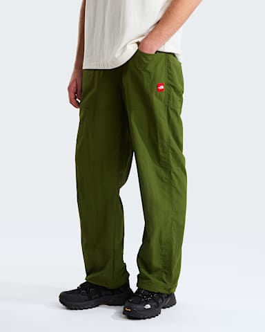 Unisex Red Box Nylon Belted Trousers TNF Woodland Green alt4