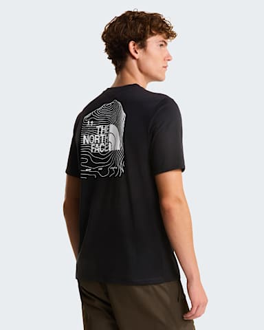 Mens Bitmap Logo Graphic TShirt TNF TNF Black alt4