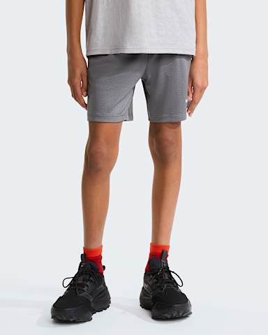 Pantaloncini in maglia di poliestere da ragazzi TNF Smoked Pearl alt4