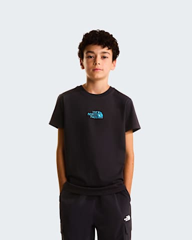 Liquid Logo normal geschnittenes TShirt fr Jungen TNF TNF Black alt4