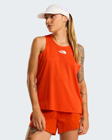 Camiseta sin mangas grfica Lightbright para mujer TNF Lava Red alt4