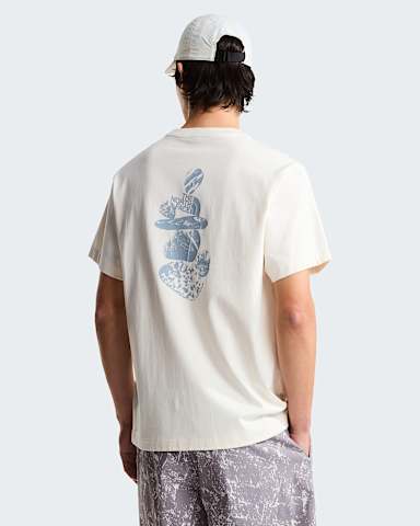 Mens Stones Relaxed Graphic TShirt TNF White Dune alt4