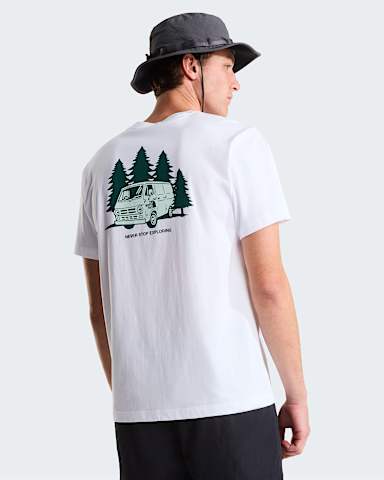 Mens Van Life Relaxed Graphic TShirt TNF TNF White alt4