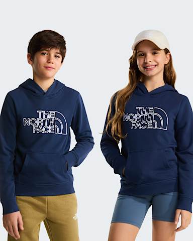 Teens Drew Peak Light Regular Hoodie TNF Summit Navy alt4
