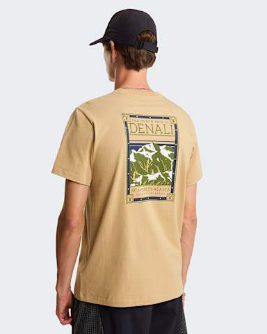 Mens North Faces Regular Graphic TShirt TNF Khaki Stone alt4