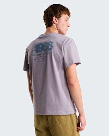 Uniseks Track Relaxed Graphic Tshirt TNF Transcendent Grey alt4