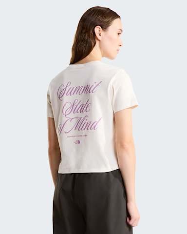 Dames Inspire Exploration Cutie TShirt TNF White DuneHushed Lavender alt4
