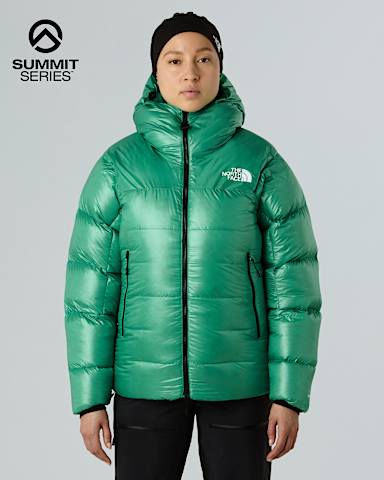 Parka en duvet Summit Pumori pour femme TNF Nebula Green hero