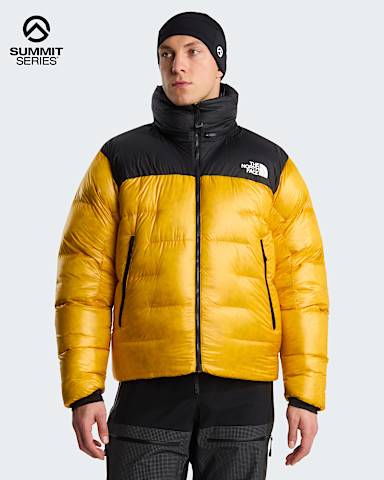 Mens Summit Nuptse Jacket TNF Summit GoldTNF Black hero