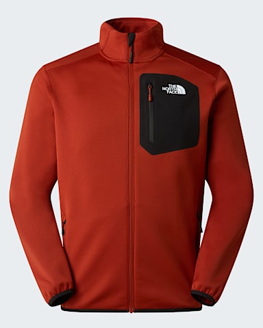 Crest Fleece mit durchgehendem RV fr Herren TNF Iron ClayTNF Black hero