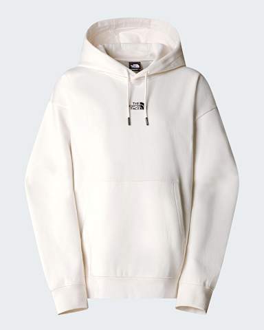 Womens Essential Hoodie TNF White Dune hero
