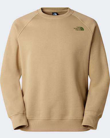 NSE Raglan Boxsweatshirt voor heren TNF Khaki Stone hero