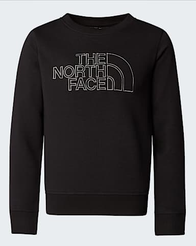 Felpa Drew Peak da ragazzi TNF TNF Black hero