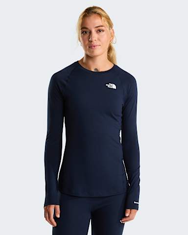 Damen TNF x Smartwool MerinoLangarmshirt TNF Summit Navy hero