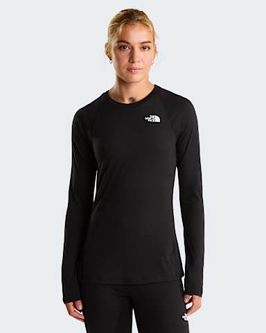 Damen TNF x Smartwool MerinoLangarmshirt TNF TNF Black hero