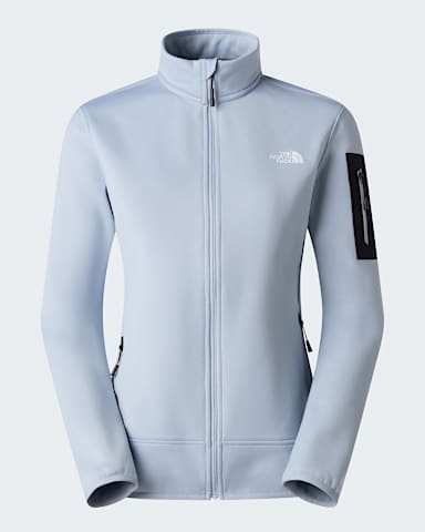Womens Mistyescape Fleece Jacket TNF Frost GreyTNF Black hero