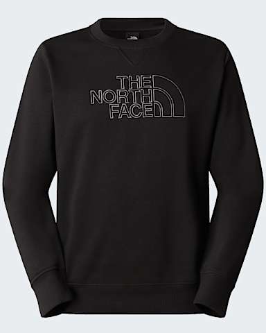 Drew Peak Lightsweatshirt voor heren TNF TNF BlackAnthracite Grey hero