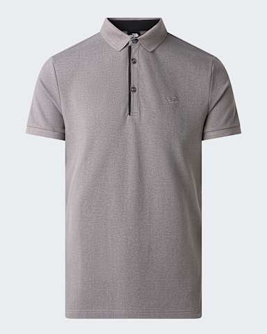 Mens Premium Slim Polo Shirt TNF Smoked Pearl hero