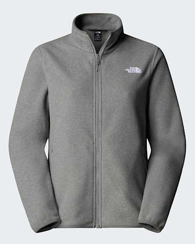 Glacierfleece voor dames TNF TNF Mid Grey Heather hero