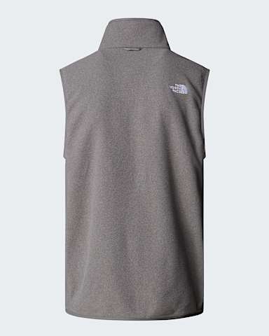 Mens Glacier Fleece Gilet TNF TNF Mid Grey Heather alt1