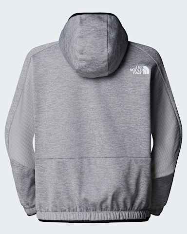 Mountain Athletics Kapuzenfleece mit durchgehendem RV fr Damen TNF TNF Pale Grey HeatherMeld Grey alt1