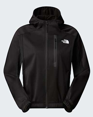 Forro polar con capucha y cremallera integral Mountain Athletics para mujer TNF TNF Black hero