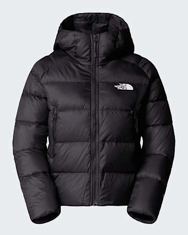 Womens Hyalite Down Hooded Jacket TNF TNF Black hero