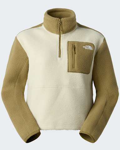 Casaco polar com fecho de correr de 14 Yumiori para mulher TNF Desert StoneCedarCedar hero