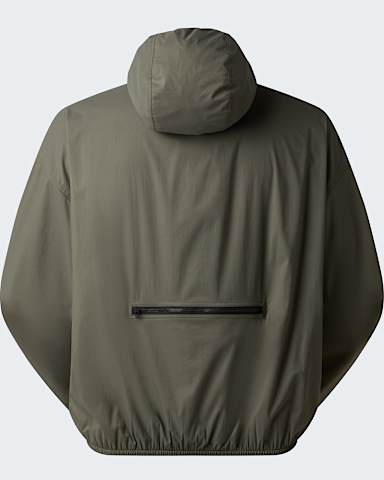 Unisex Red Box Packable Hooded Wind Jacket TNF New Taupe Green alt1