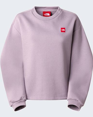 Womens Red Box Sweatshirt TNF Transcendent Grey hero