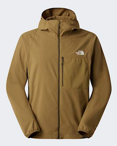 Geweven jas voor heren TNF CedarNew Taupe Green hero